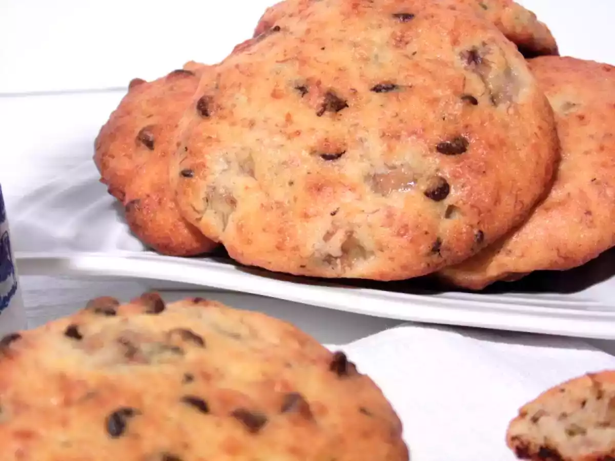 Cookies moelleux à la banane et aux pépites de chocolat - photo 3