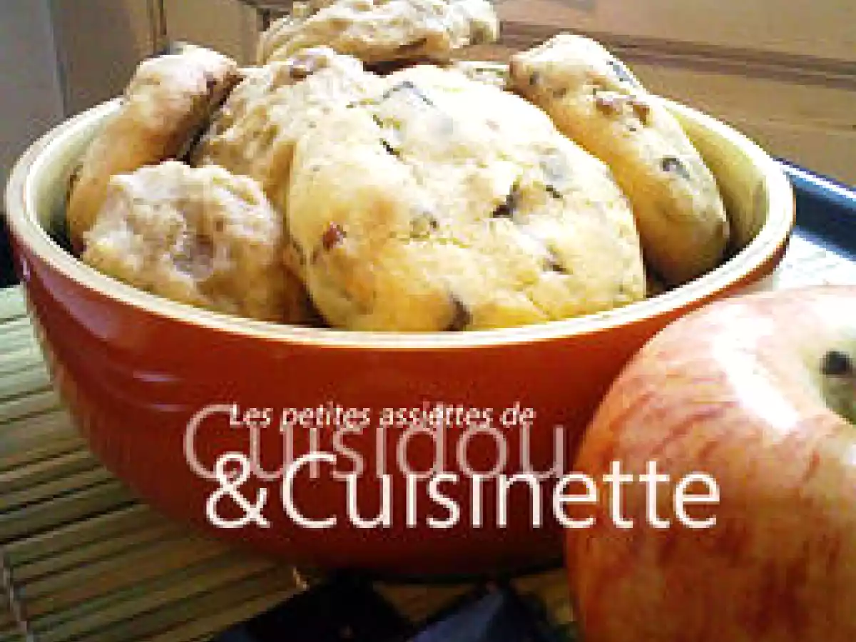 COOKIES MOELLEUX POMME CARAMEL CANNELLE NOIX & CHOCOLAT NOIX DE PECAN