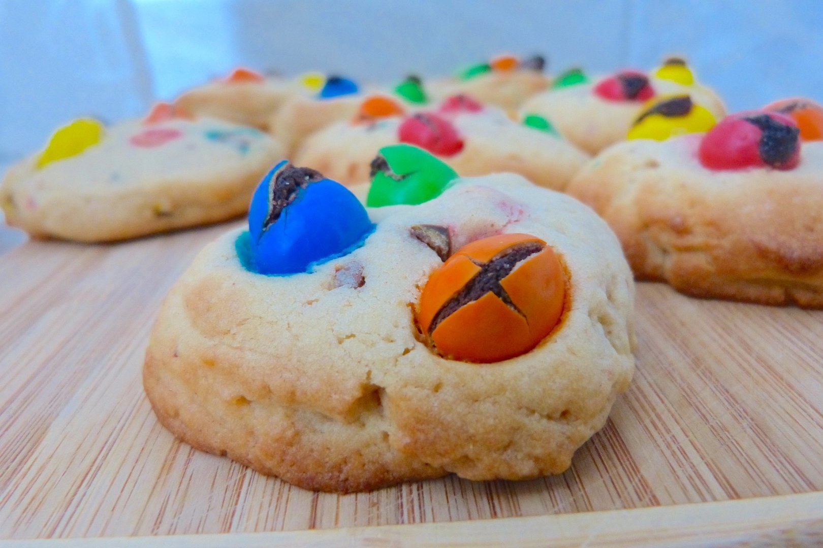 Cookies peanut butter m&ms Recette Ptitchef