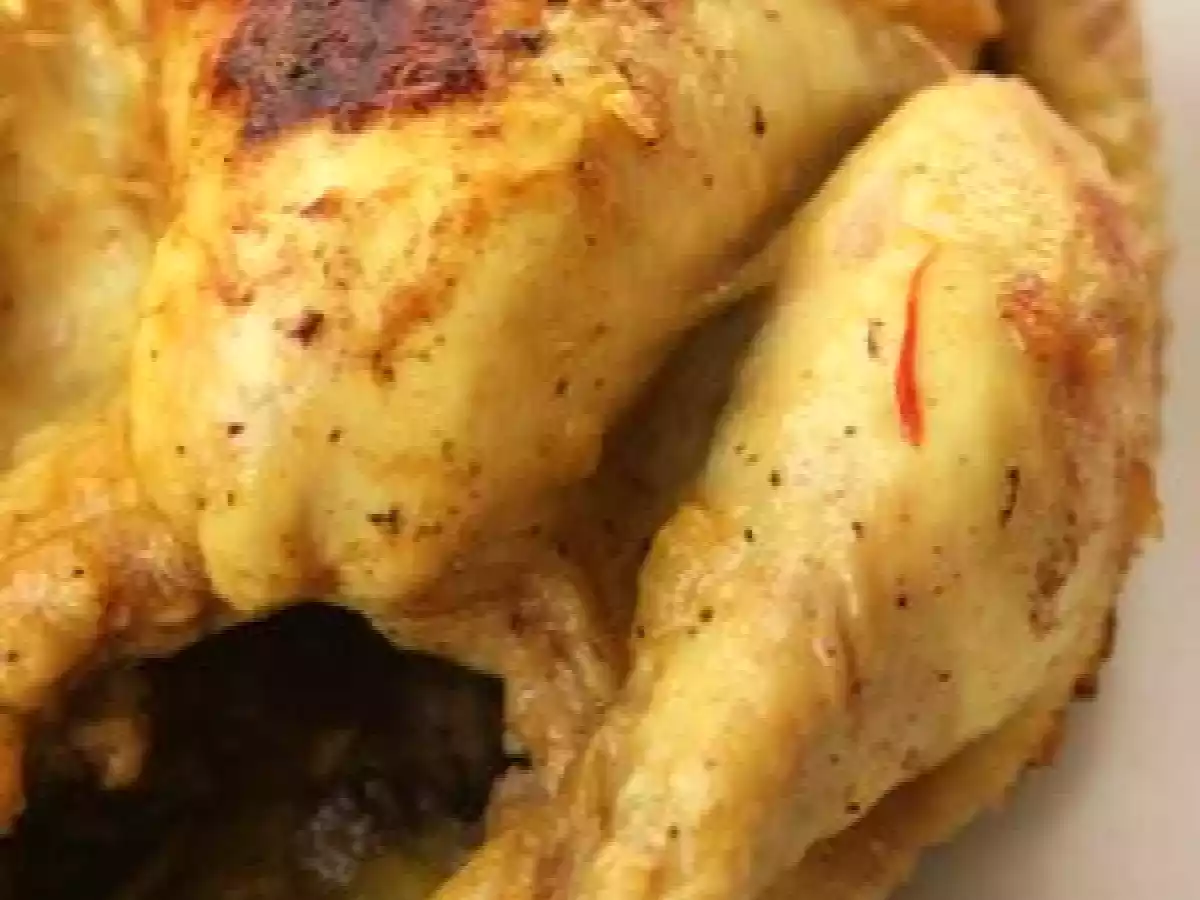 Coquelet au lait safrané ... et d'autres épices parce que je joue avec le safran - photo 2