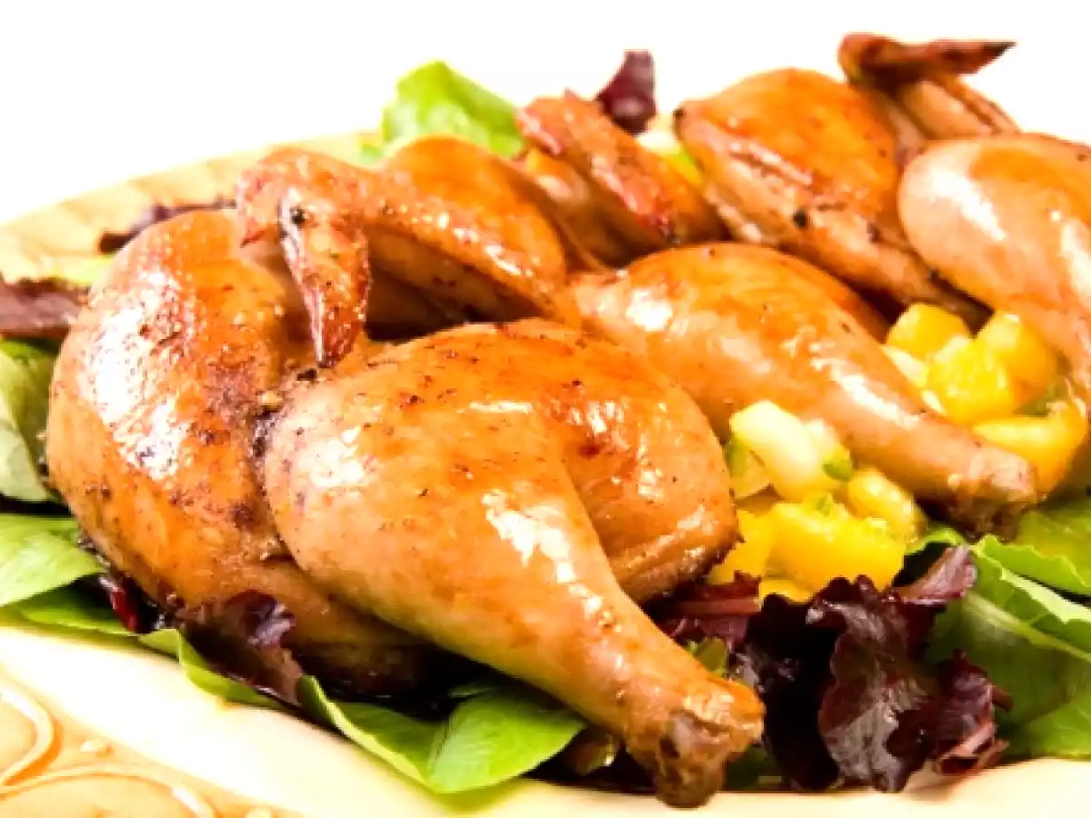 Coquelet au vinaigre de mangue