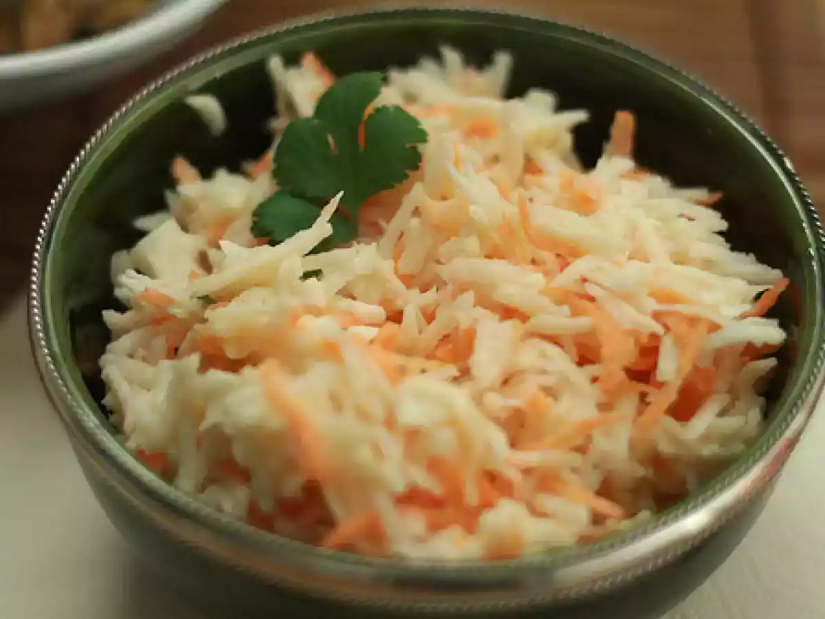 Coquelets marinés au citron & aux herbes, céleri rémoulade à la carotte - photo 2