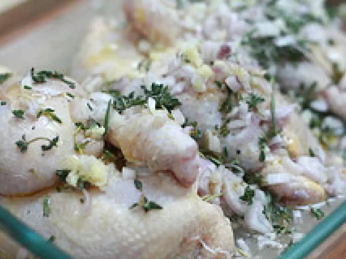 Coquelets marinés au citron & aux herbes, céleri rémoulade à la carotte - photo 4