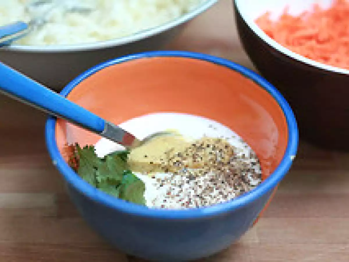 Coquelets marinés au citron & aux herbes, céleri rémoulade à la carotte - photo 6