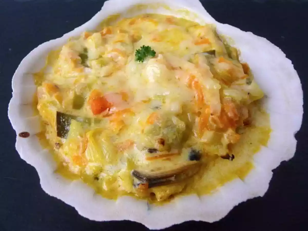 Coquilles de fruits de mer