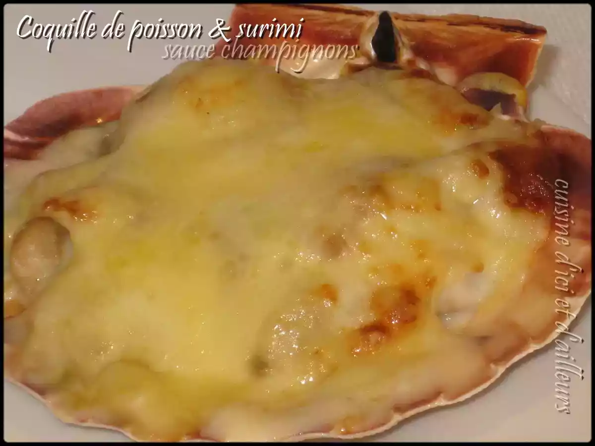 Coquilles farcies au surimi& poisson - photo 2