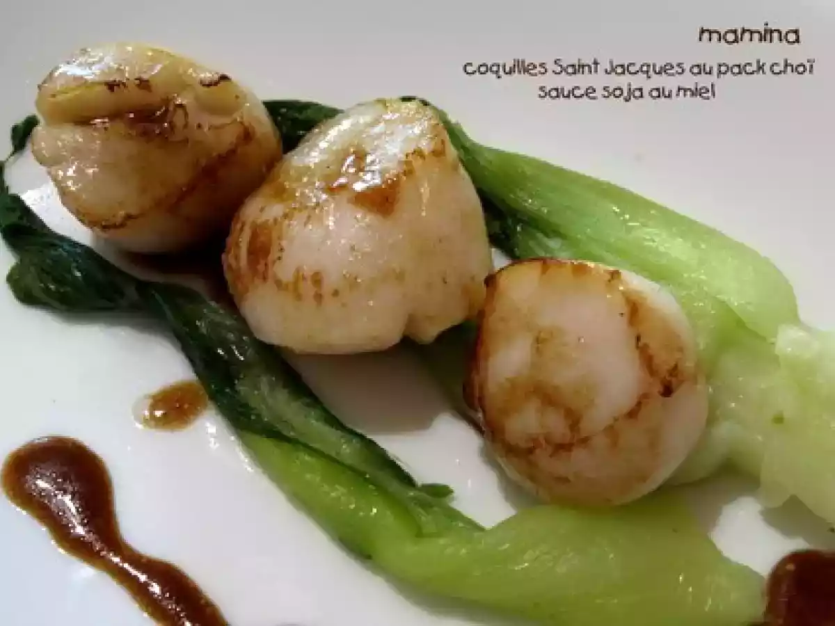 Coquilles Saint Jacques à l'asiatique, 