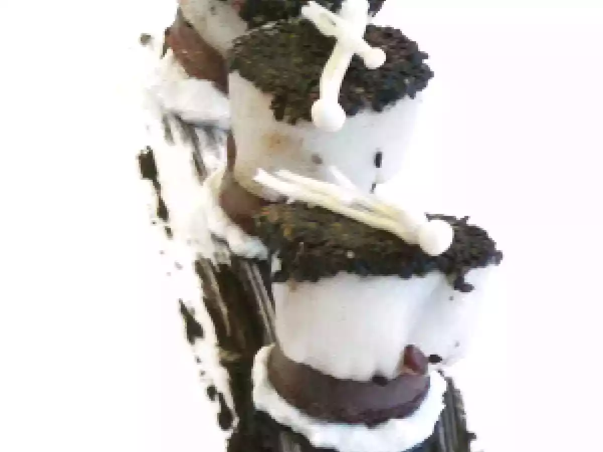 Coquilles Saint-Jacques aux graines de sésame noir, boudin noir et mousseline