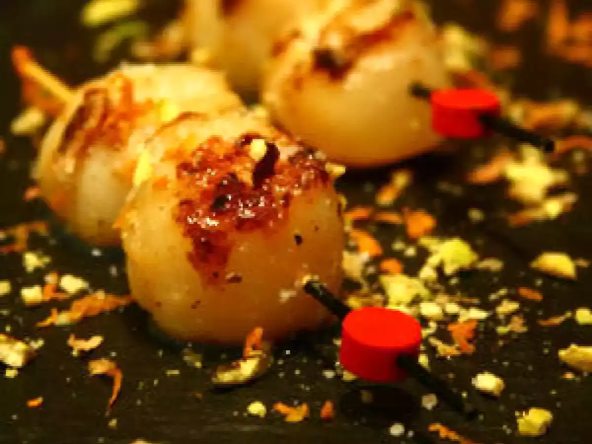 Coquilles Saint Jacques caramélisées à la clémentine et pistache - photo 3