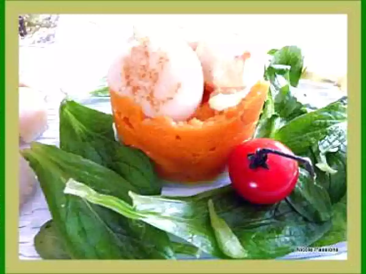 coquilles st jacques au lait de coco et patates douces - photo 2