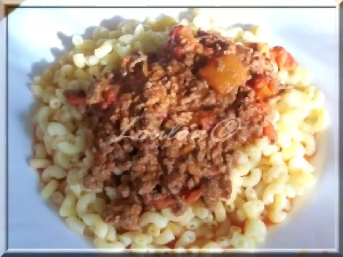 Coquillettes à la bolognaise