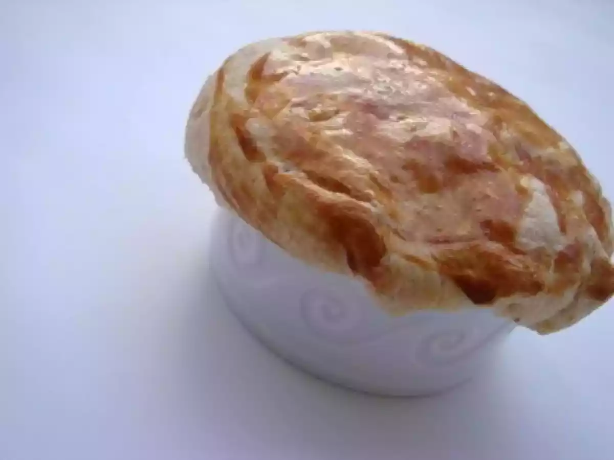 Coquillettes comme un risotto, supreme de champignons en cocotte lutée