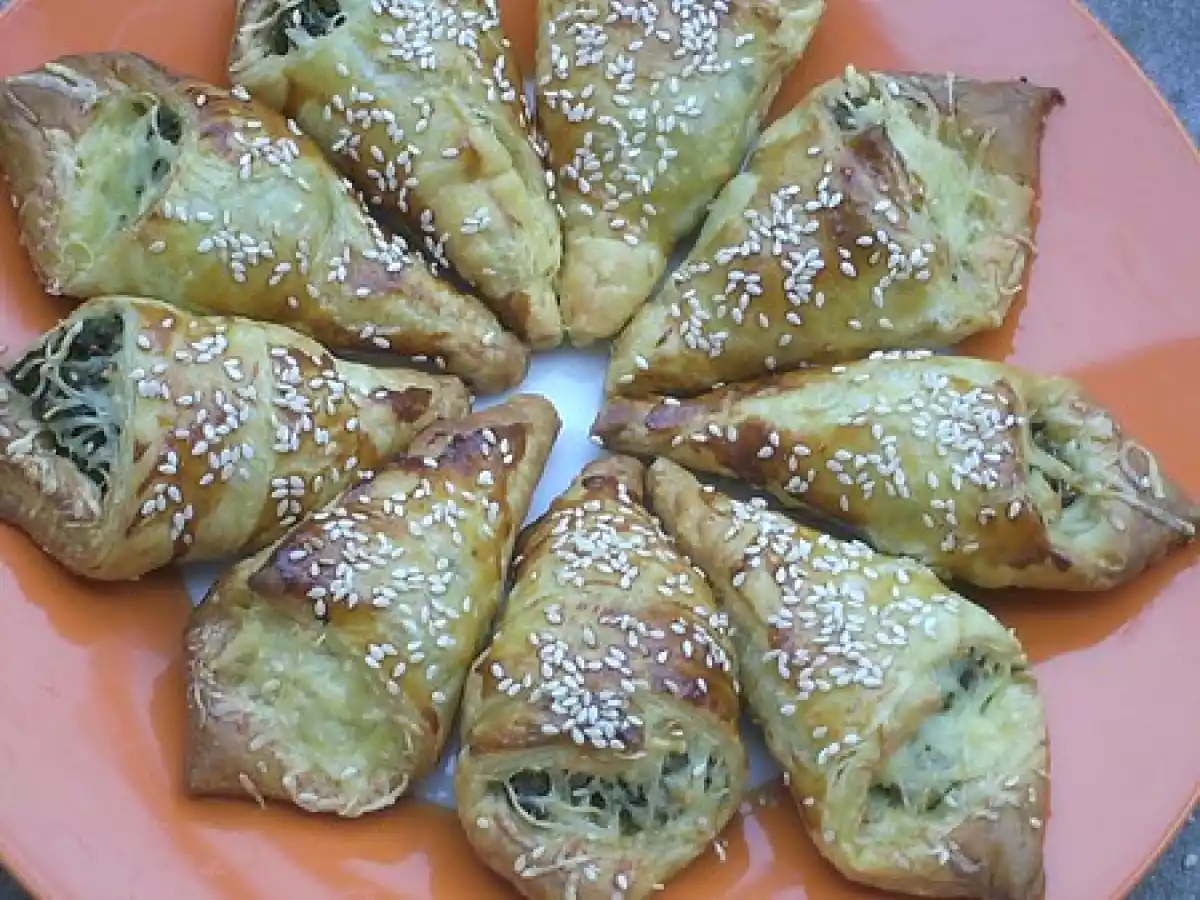 Cornets ou babouches aux épinards - photo 2