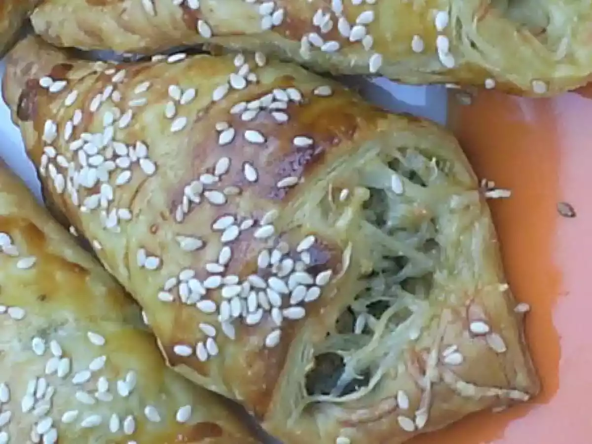 Cornets ou babouches aux épinards - photo 3