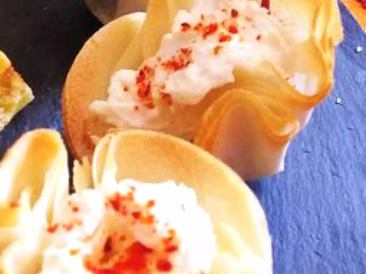 Corolles de chèvre frais et magret fumé