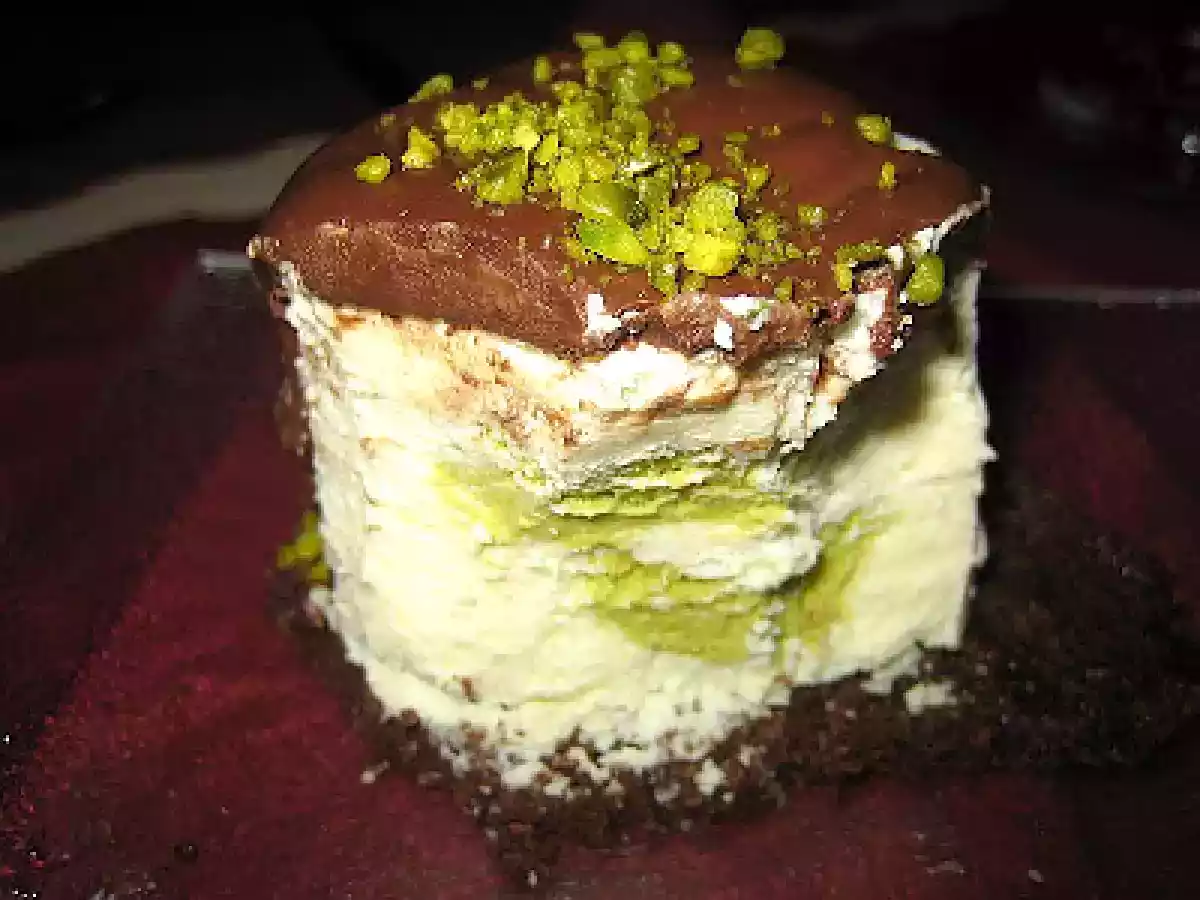 Corolles de mascarpone au cœur de pistache