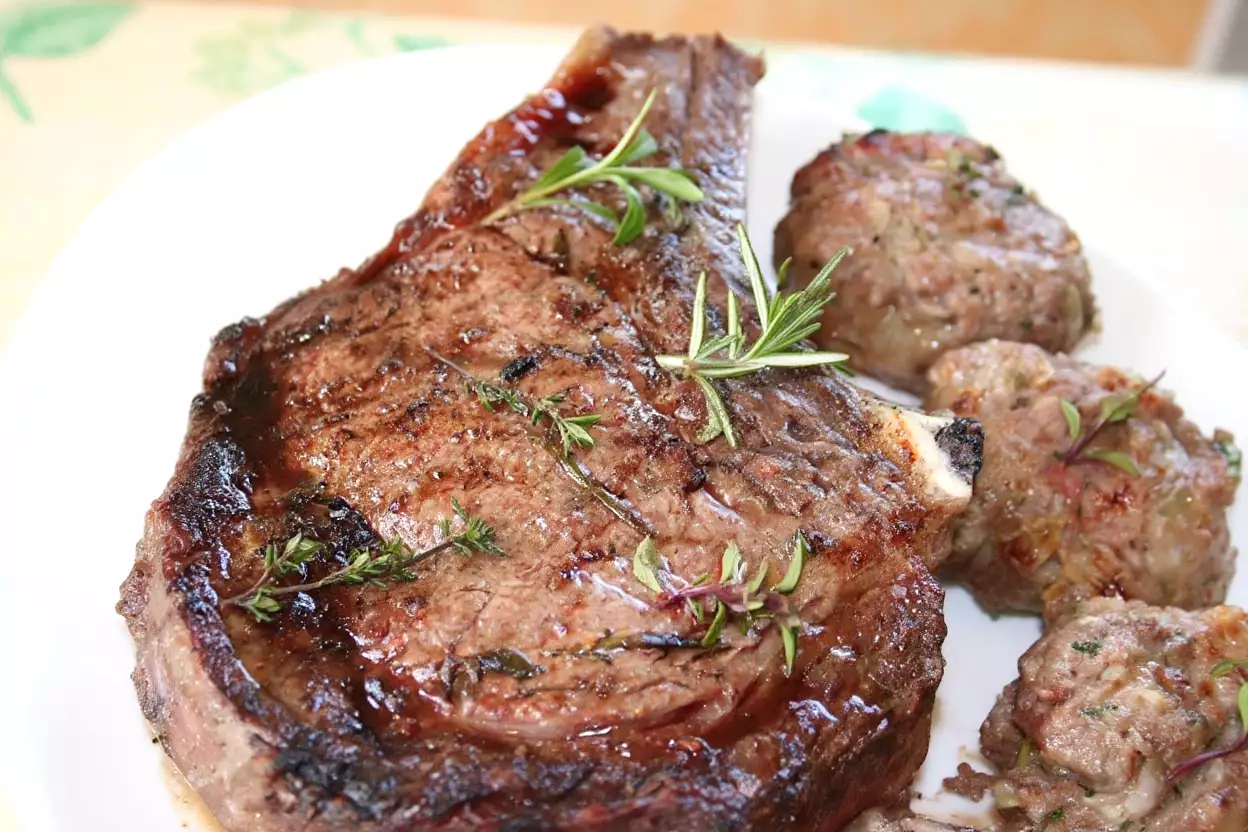 Côte de boeuf au barbecue