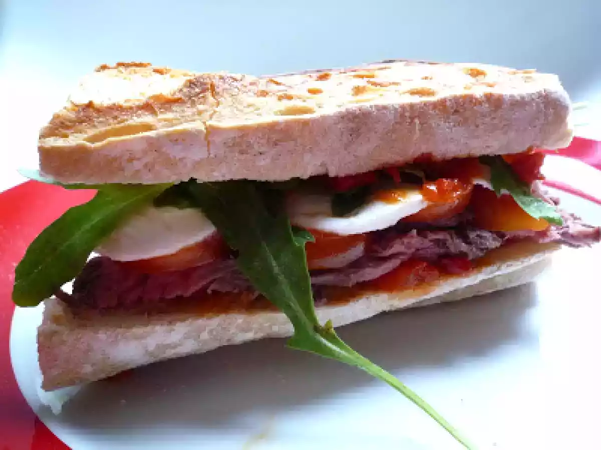 Côte de boeuf sandwich