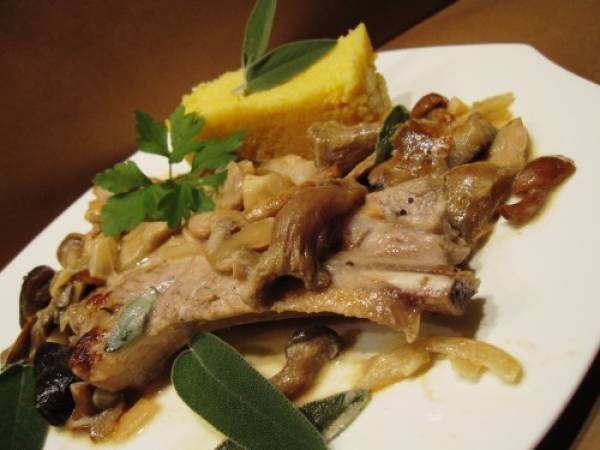 Cote De Veau A La Sauge Et Champignons Recette Ptitchef