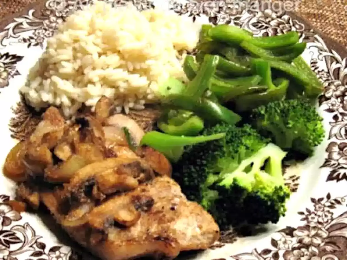 Côtelette de porc braisée