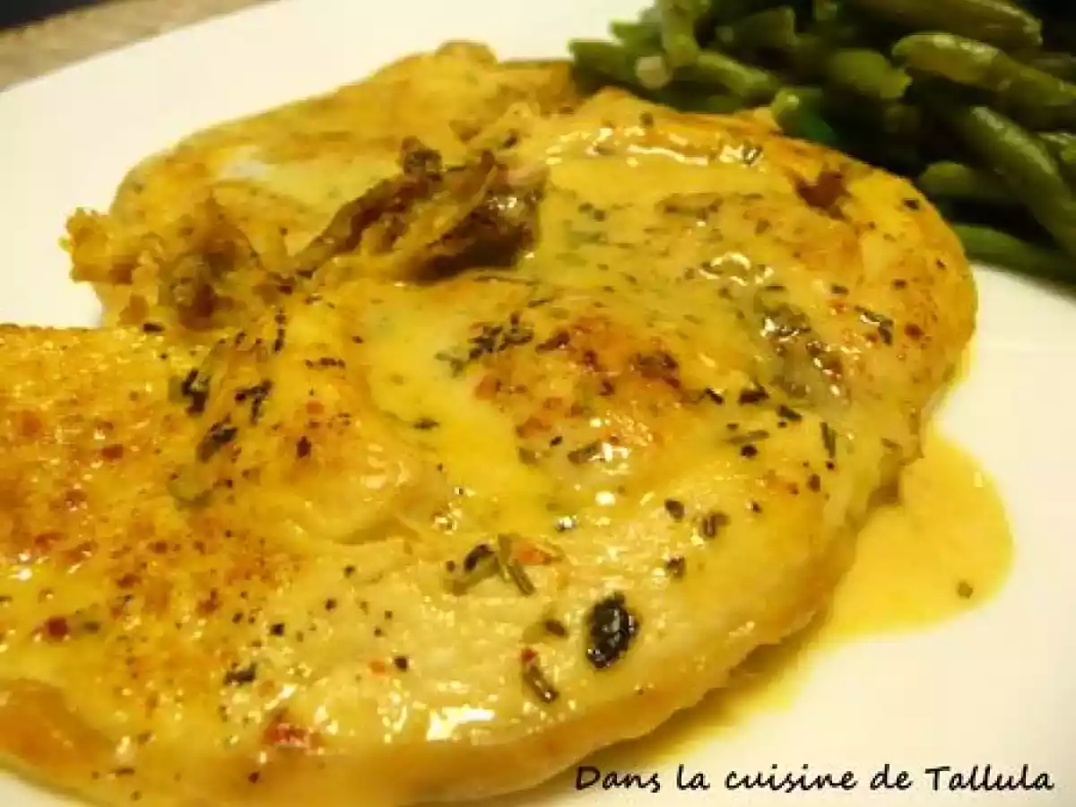 Côtelettes de dinde sauce moutarde et curcuma - photo 3