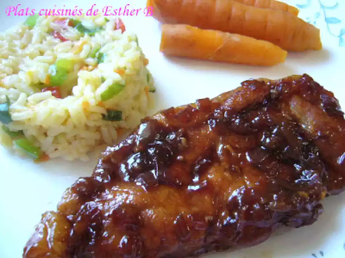 Côtelettes de porc à la chinoise