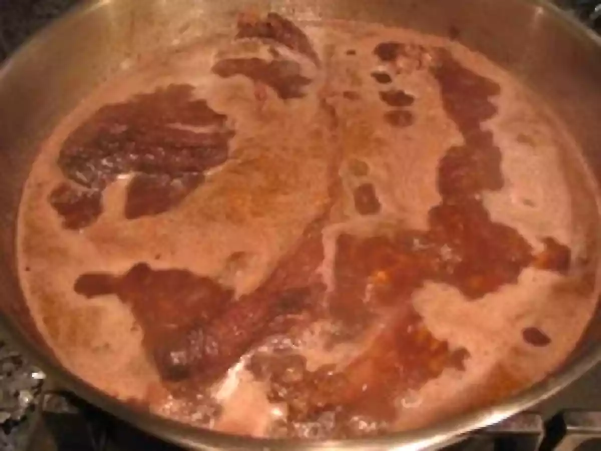 Côtelettes de sanglier, sauce poivrade à ma façon et purée de légumineuses - photo 6