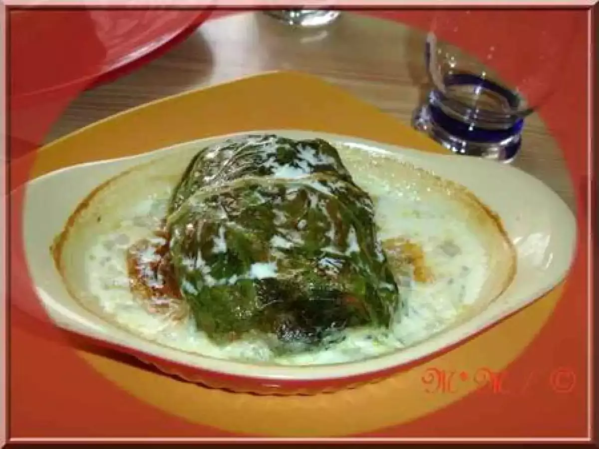 Côtes de bettes farcies au saumon, filet de pangas et moules - photo 2