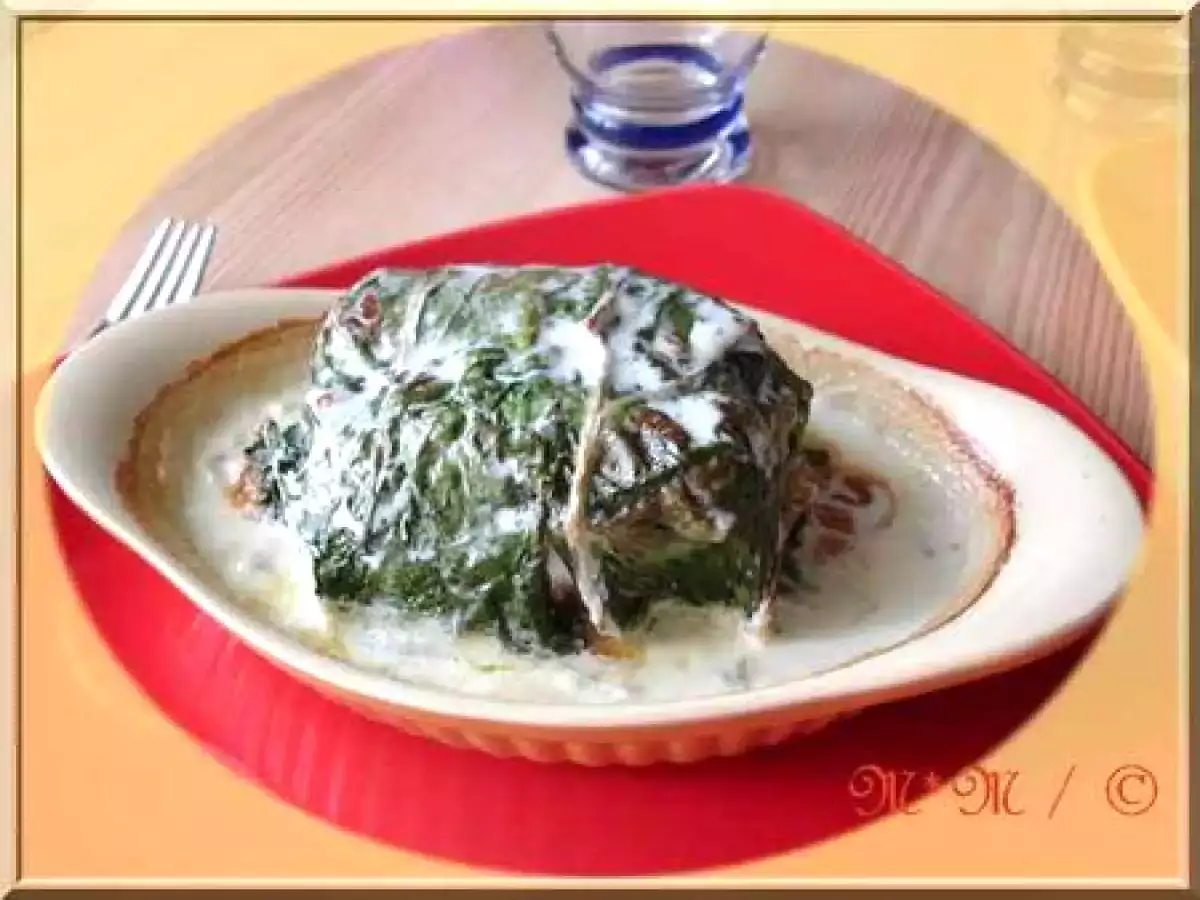 Côtes de bettes farcies au saumon, filet de pangas et moules - photo 3