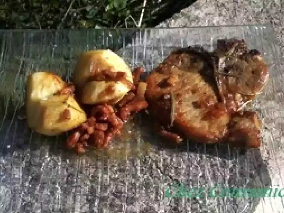 Côtes de porc au cidre et pommes granny smith - photo 2