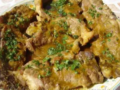 Côtes de porc au miel et au curry