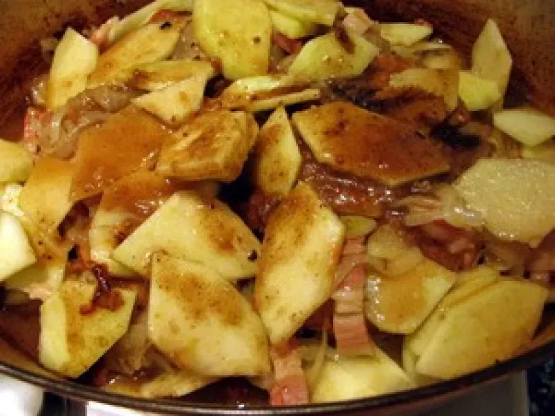 Côtes de porc aux pommes et au cidre en cocotte, photo 6