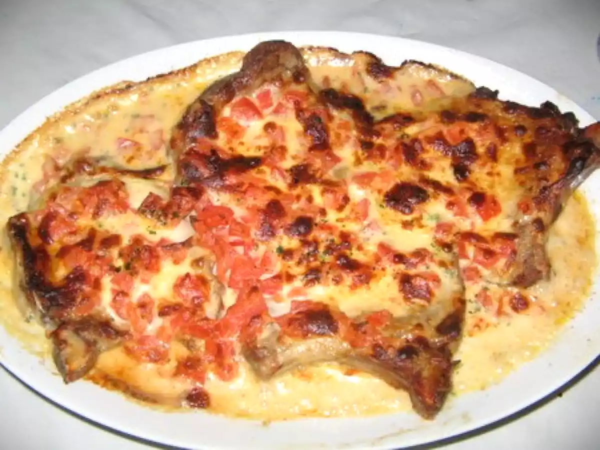 Cotes de porc gratinées au comté - photo 2