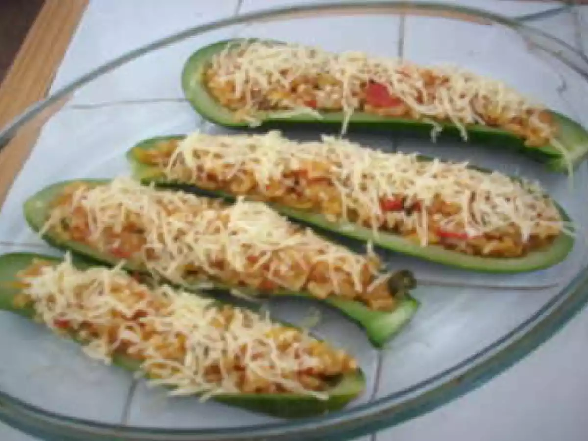 Cougettes farci sans viande