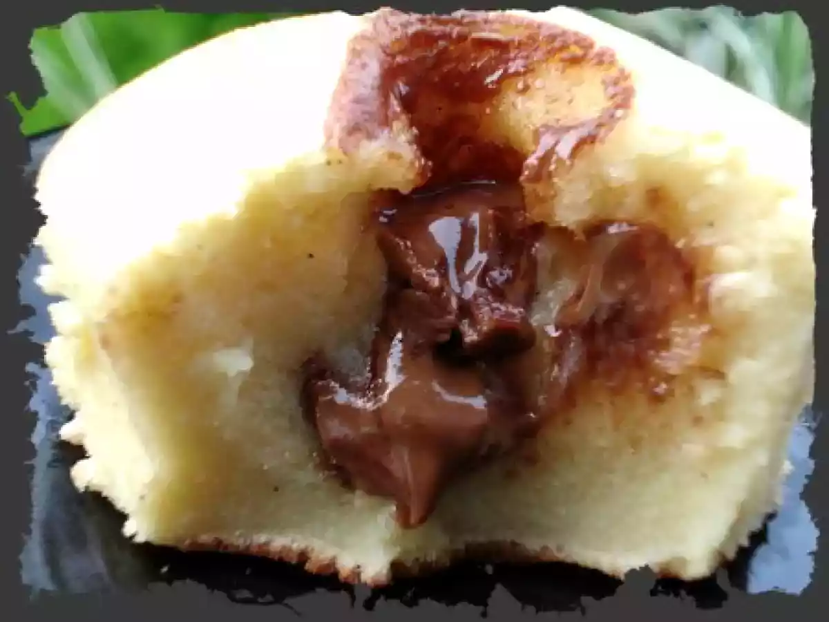 Coulant à la vanille au coeur de crème de noisette