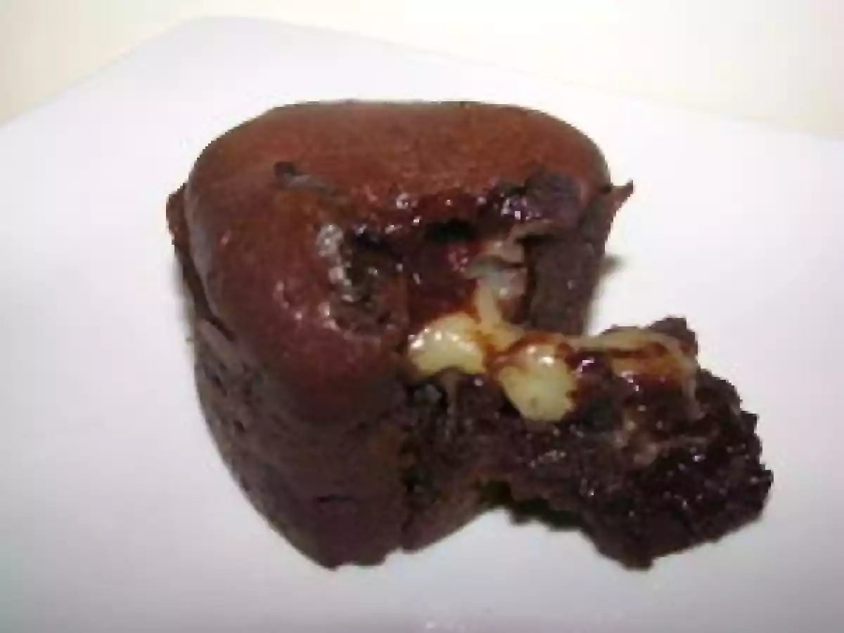 Coulant au chocolat coeur lemon curd