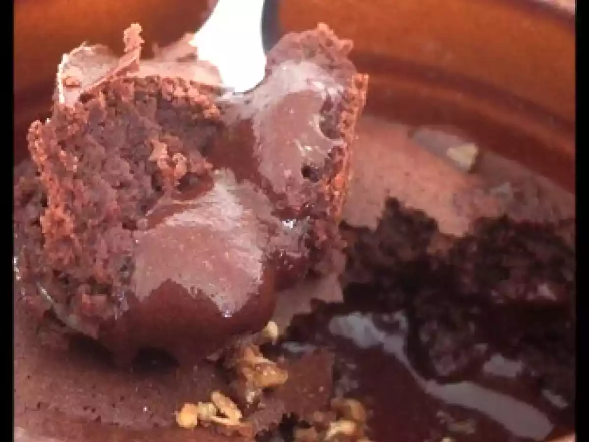 Coulant au chocolat light ! (sans beurre, ni crème)