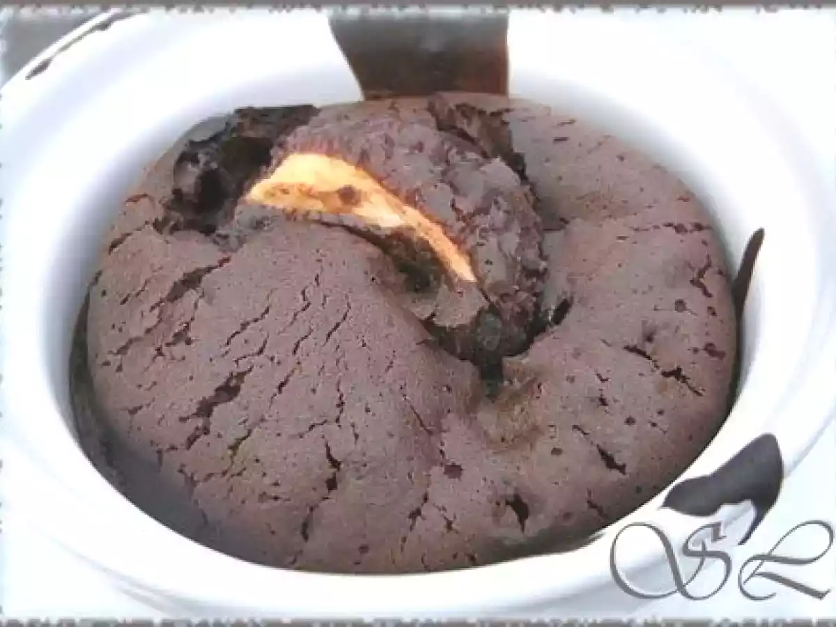 Coulant chocolat coeur de pomme