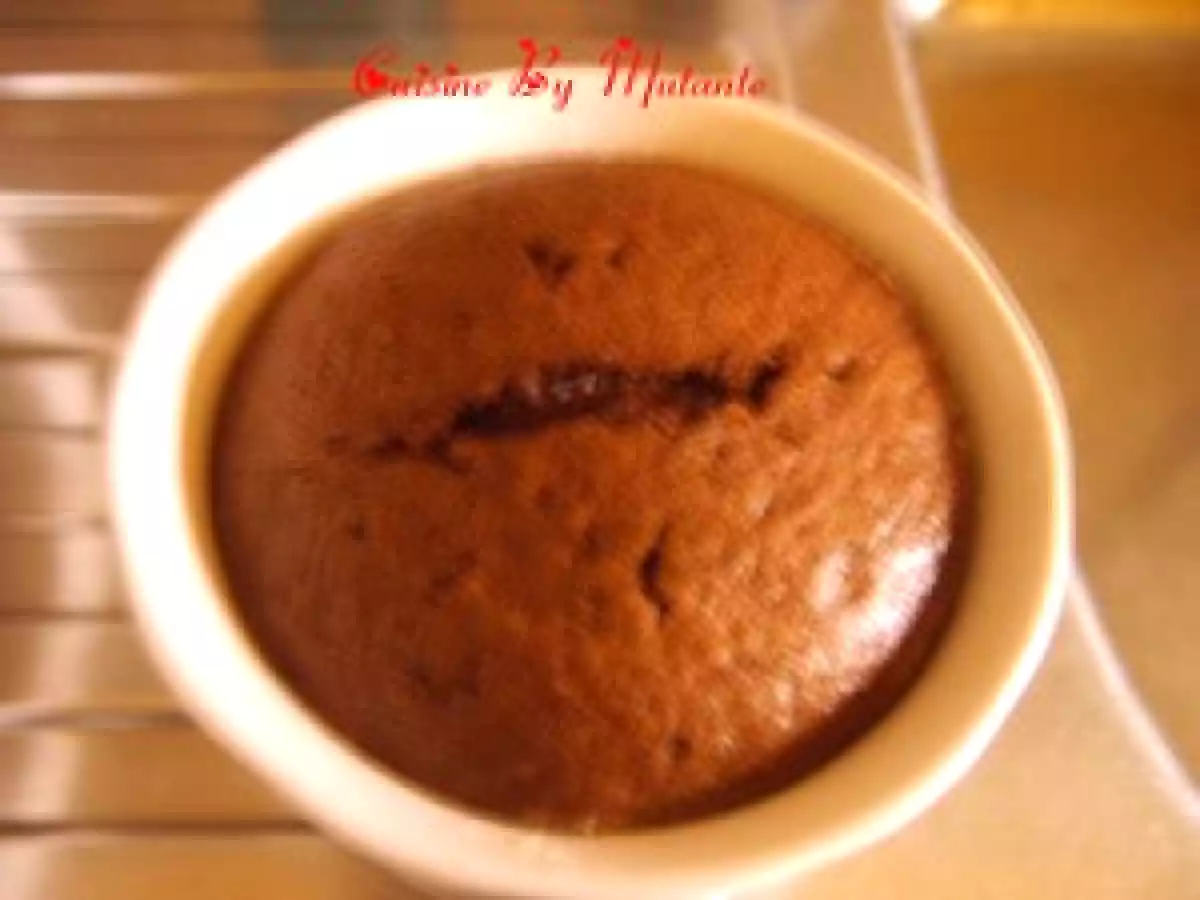 Coulant/moelleux au chocolat et cardamone pour 1 personne!