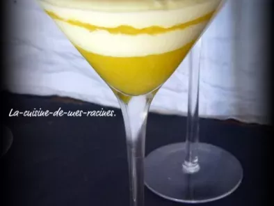 Coulis d'ananas et de mangue et crème de mascarpone. - photo 2