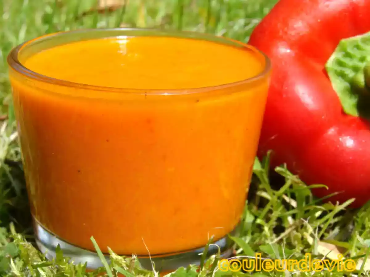 Coulis de poivrons rouges au thermomix