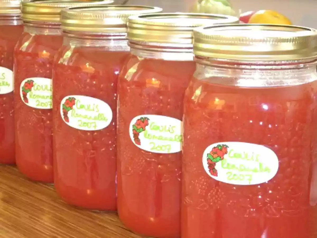 Coulis de tomates maison