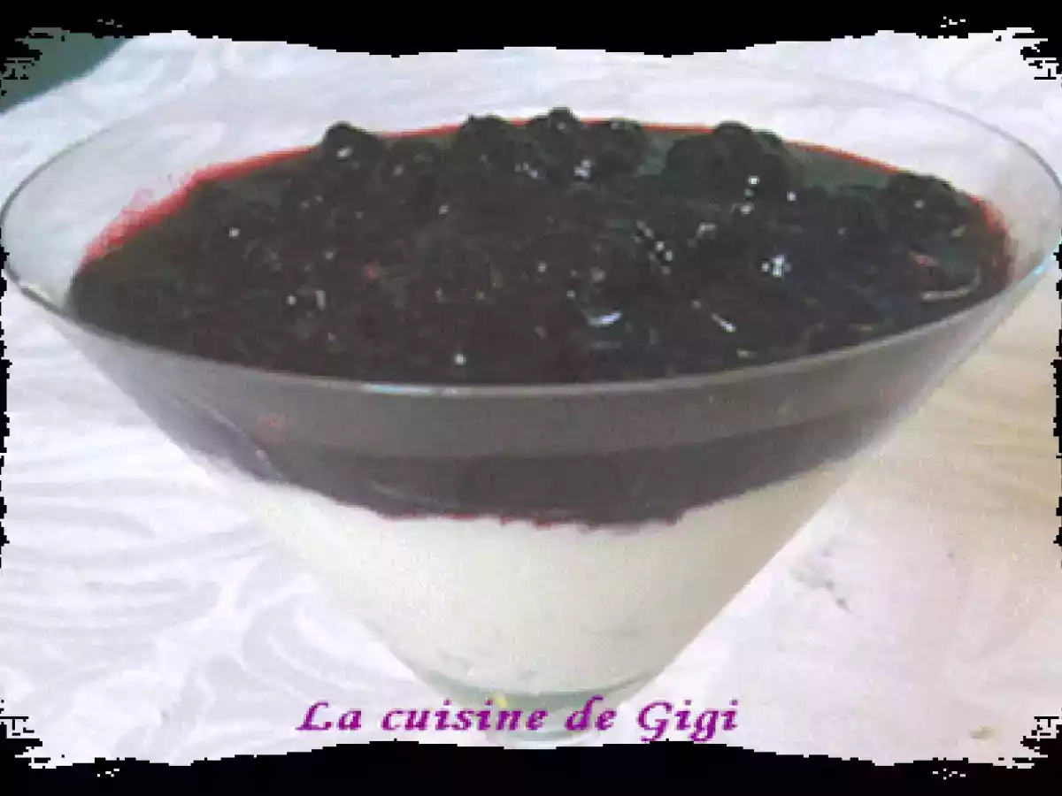 Coupe légère de mascarpone aux myrtilles - photo 2