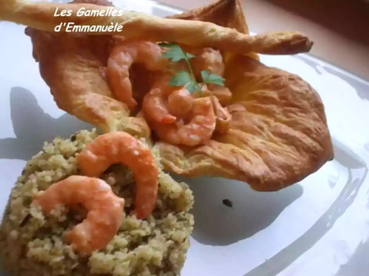 Coupelles croustillantes de lotte et crevettes si crémeuses - photo 3