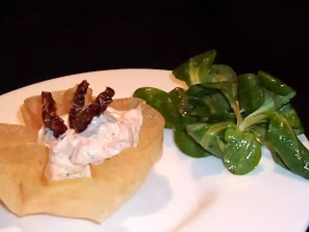 Coupelles de saumon fumé à la ciboulette