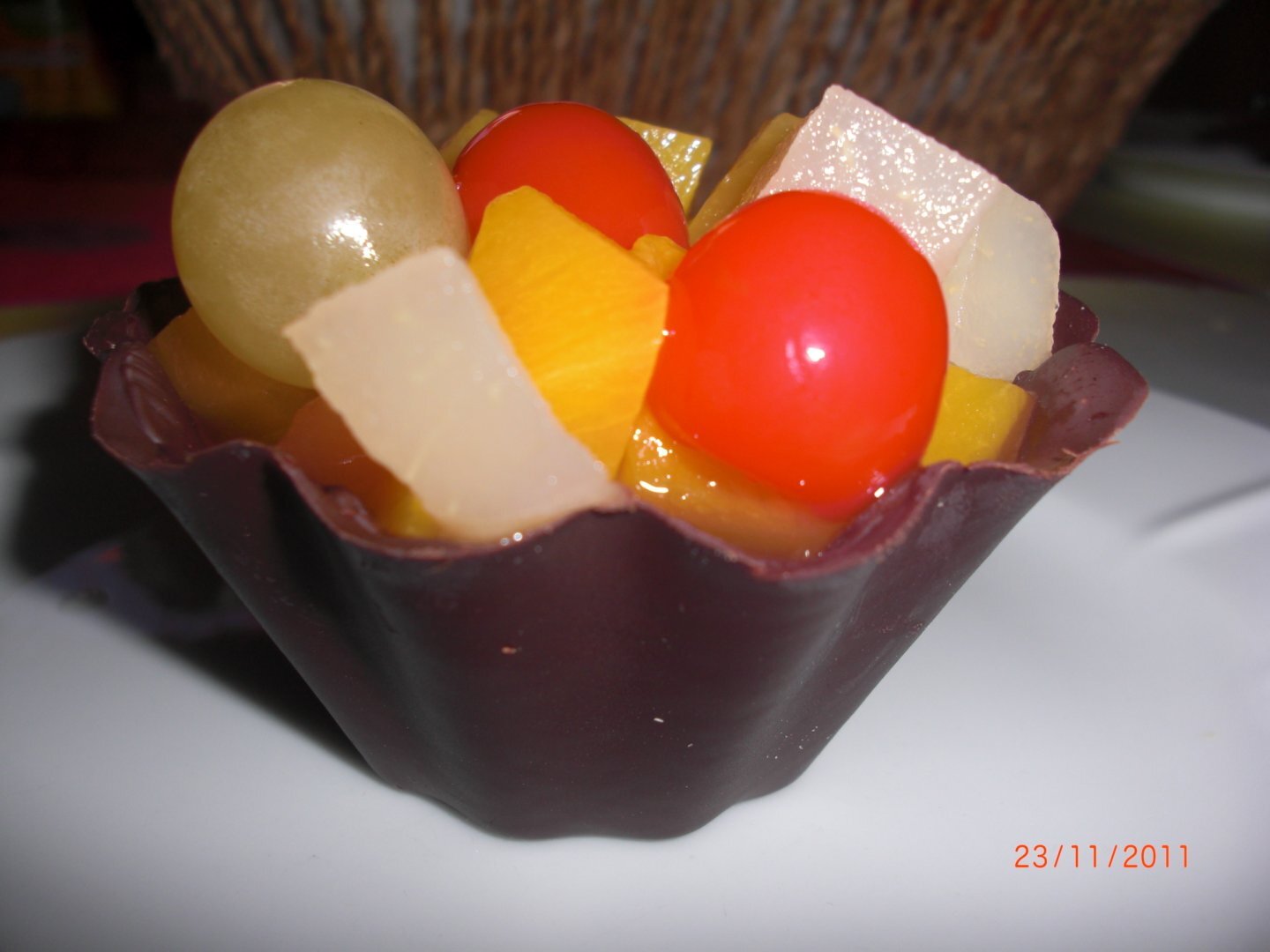 Coupelles en chocolat - Recette Ptitchef