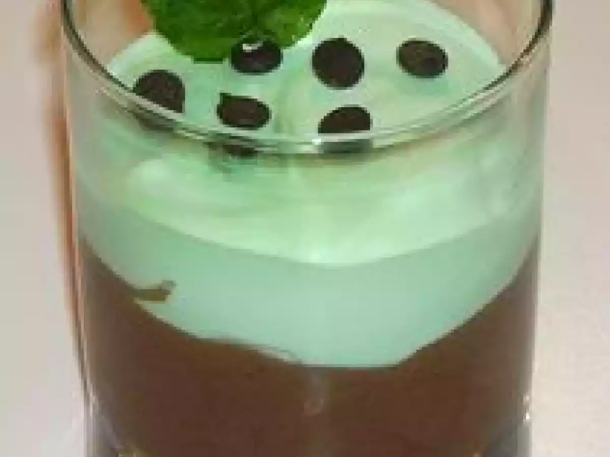 Coupes after-eight menthe/chocolat