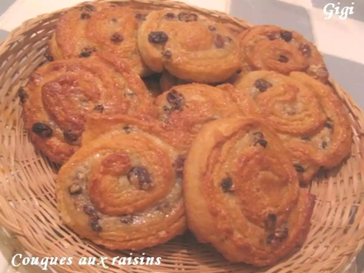 Couques aux raisins
