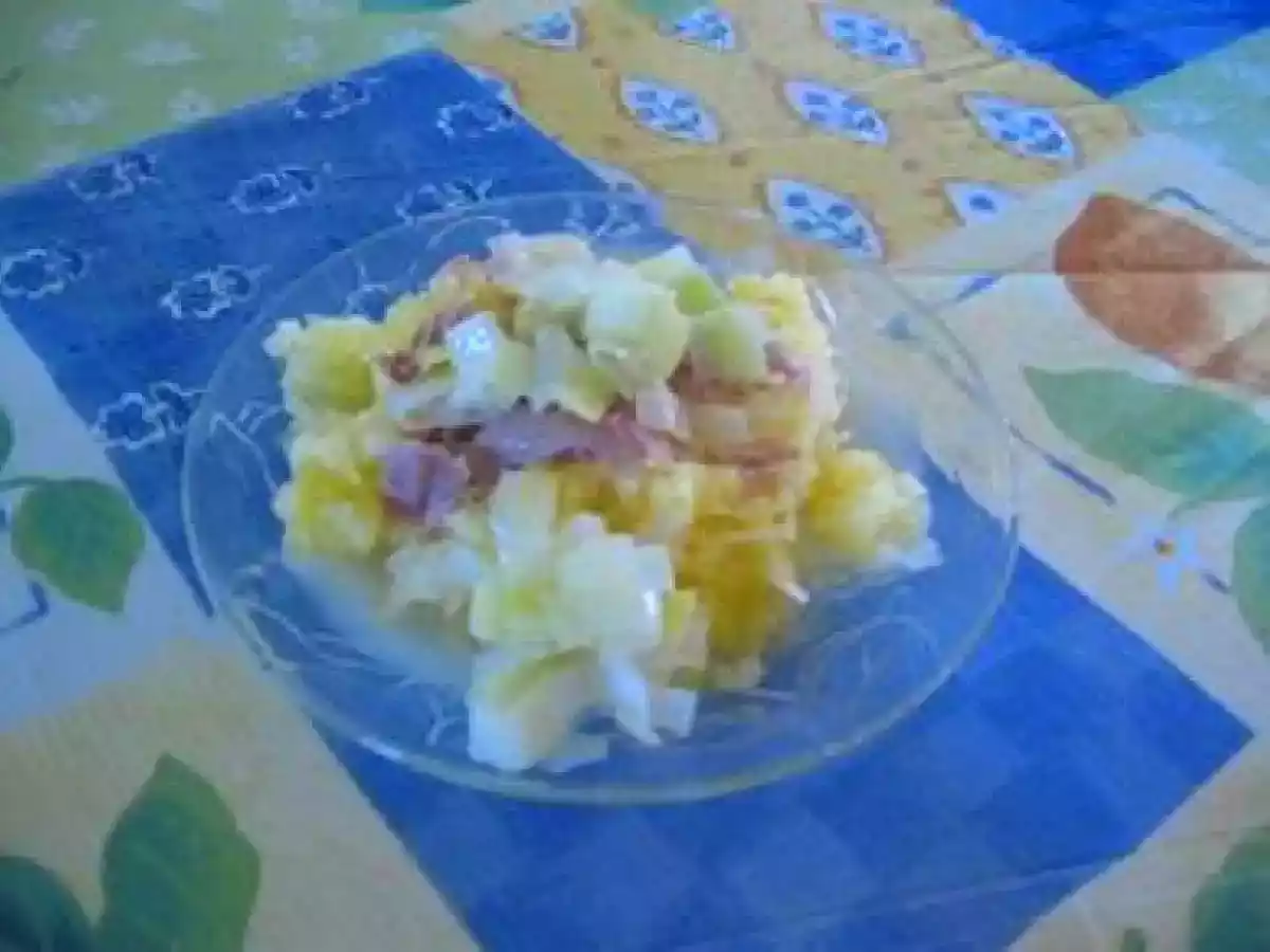 Courge spaghetti au thon