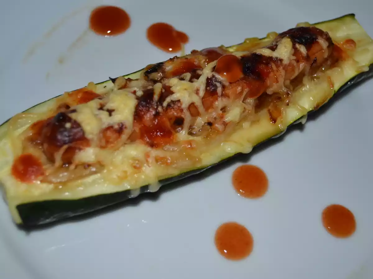 Courgette façon Hot-Dog